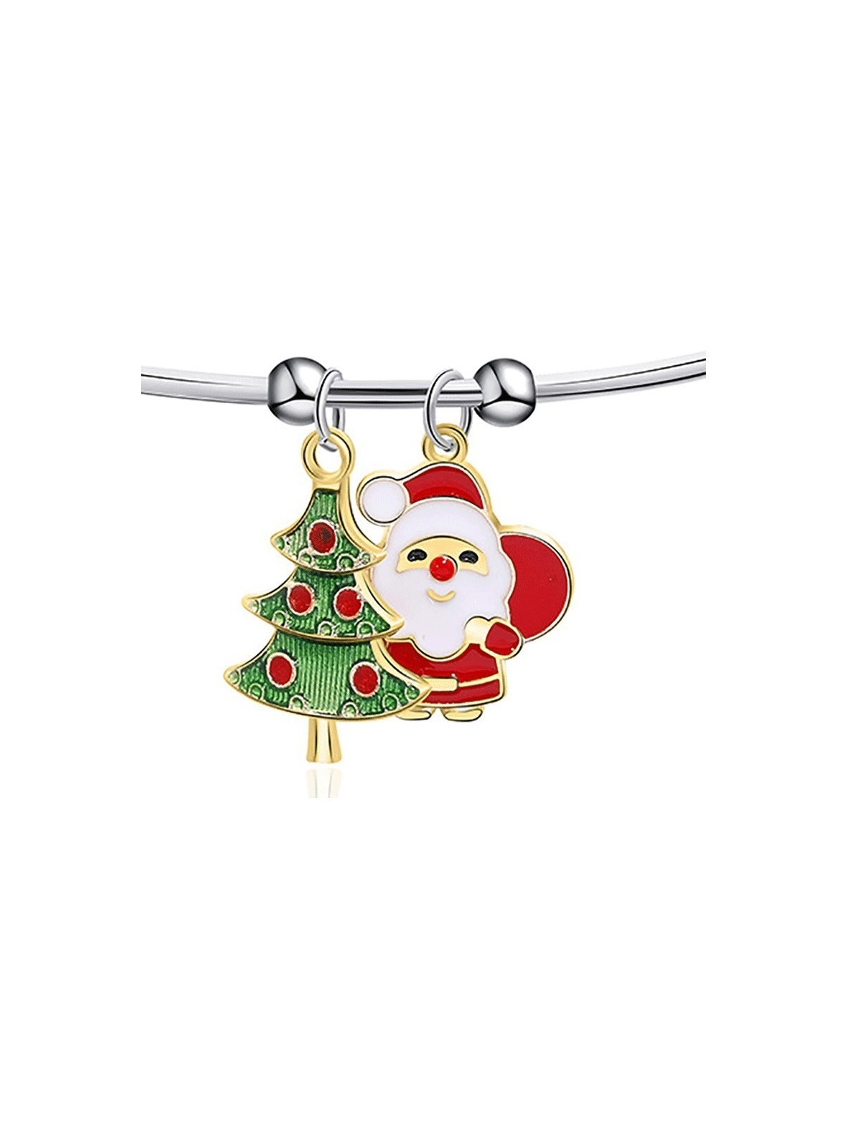 Pulsera Imperdible Figuras de la Navidad