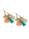 Pendientes Hippies Rafia Colores