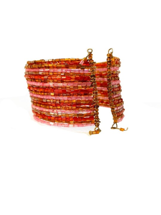 Brazalete Cuff Fantasía Color Caldero