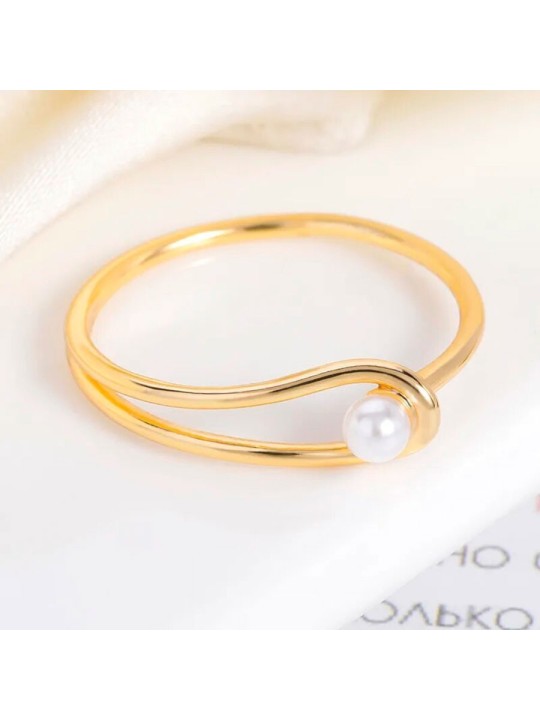 Anillo Minimalista con Perla