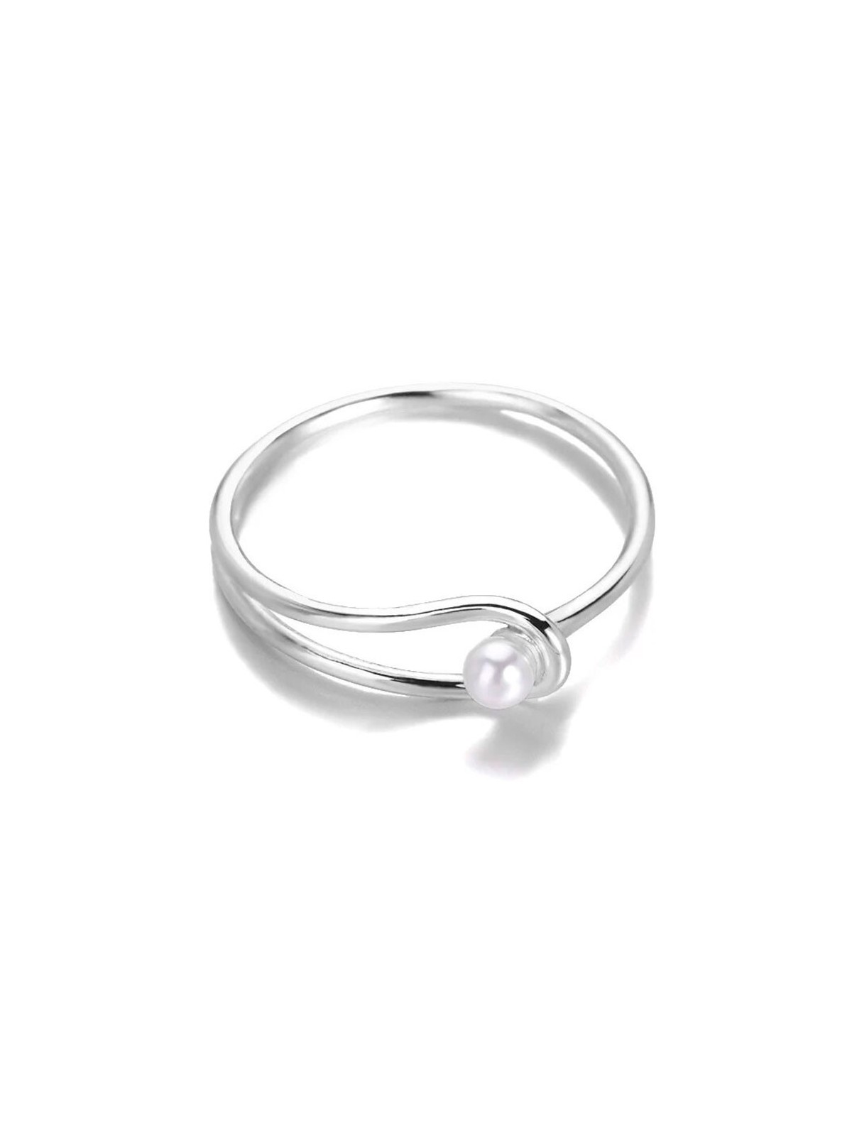 Anillo Minimalista con Perla