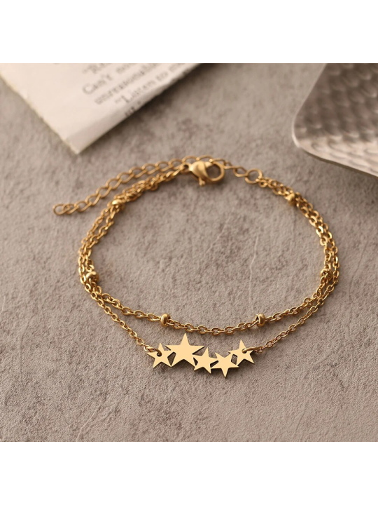 Pulsera Cadena de Estrellas