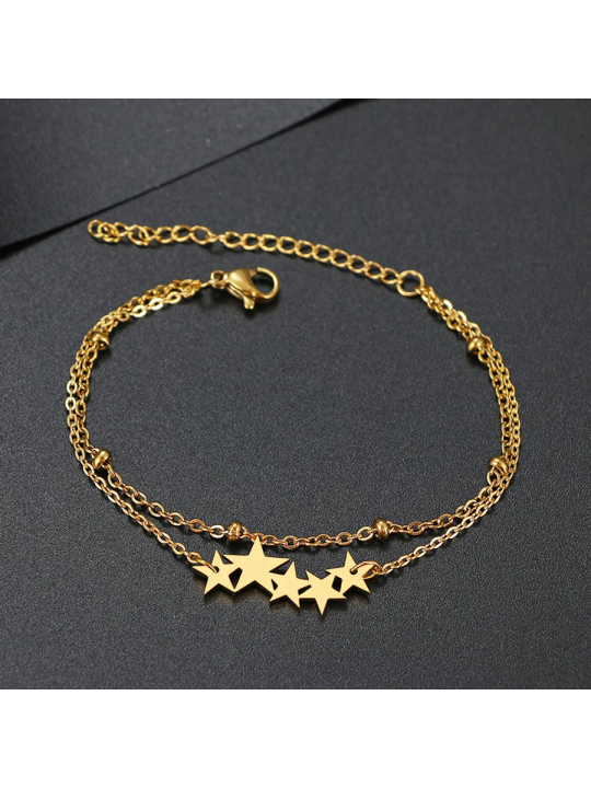 Pulsera Cadena de Estrellas