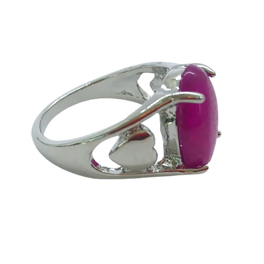 Anillo Sello de Jade Violeta