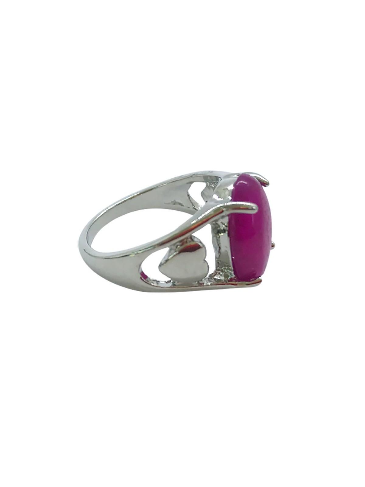 Anillo Sello de Jade Violeta