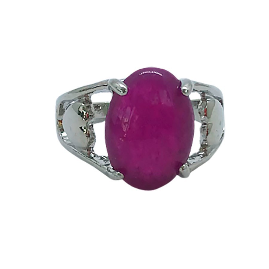 Anillo Sello de Jade Violeta