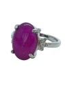 Anillo Sello de Jade Violeta