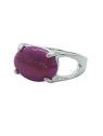 Anillo Sello de Jade Violeta