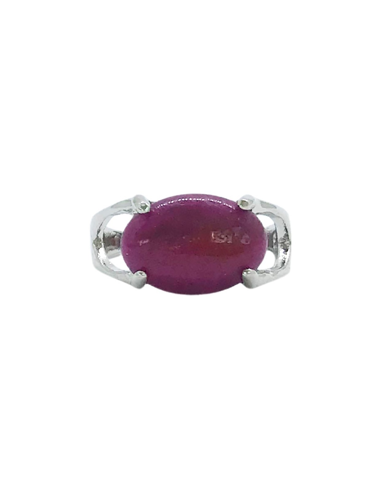 Anillo Sello de Jade Violeta