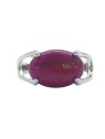 Anillo Sello de Jade Violeta