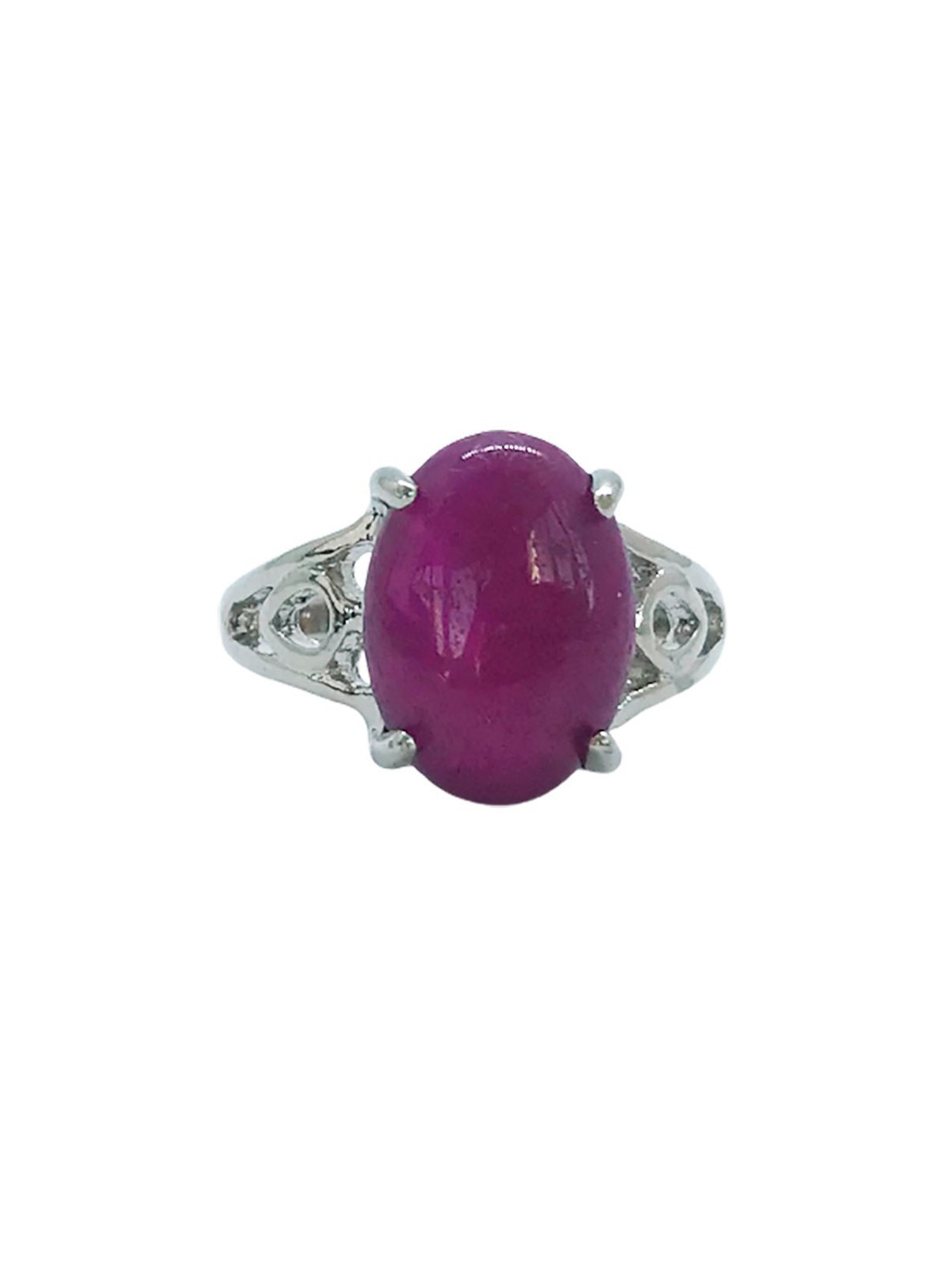 Anillo Sello de Jade Violeta