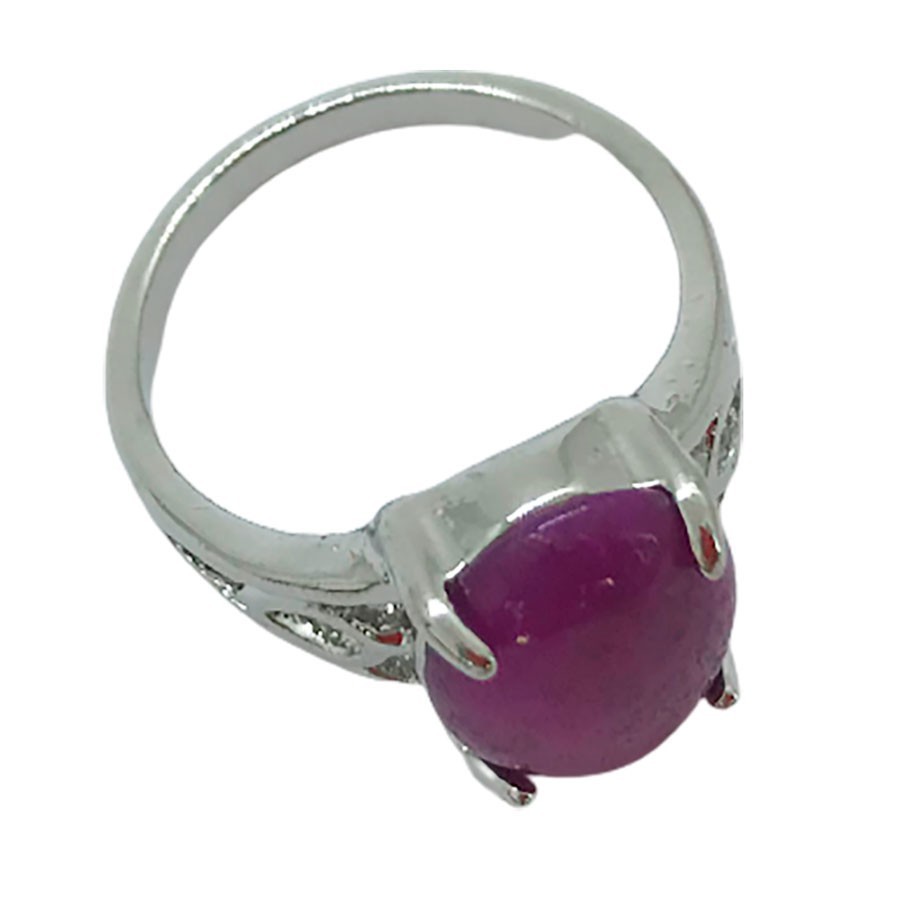 Anillo Sello de Jade Violeta