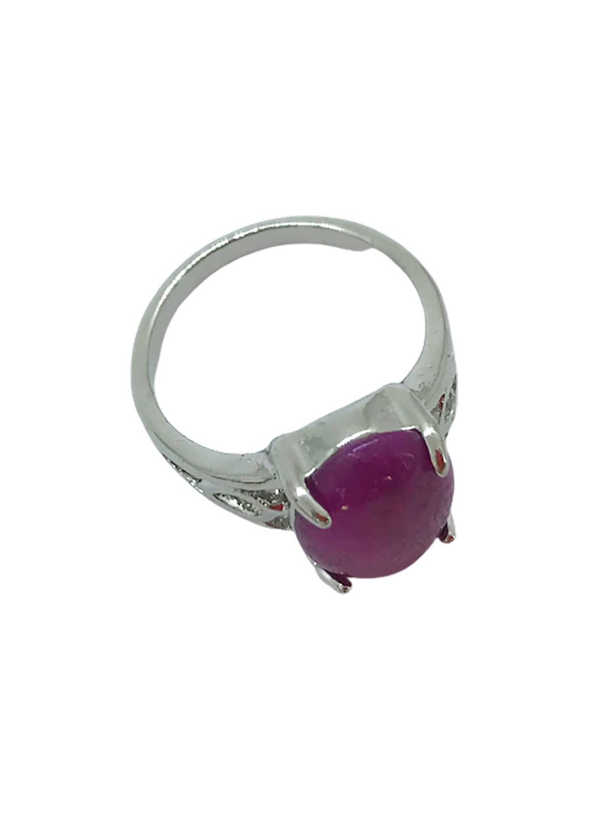 Anillo Sello de Jade Violeta