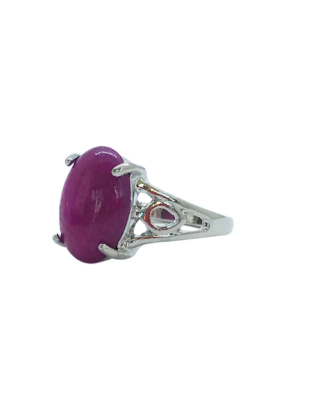 Anillo Sello de Jade Violeta