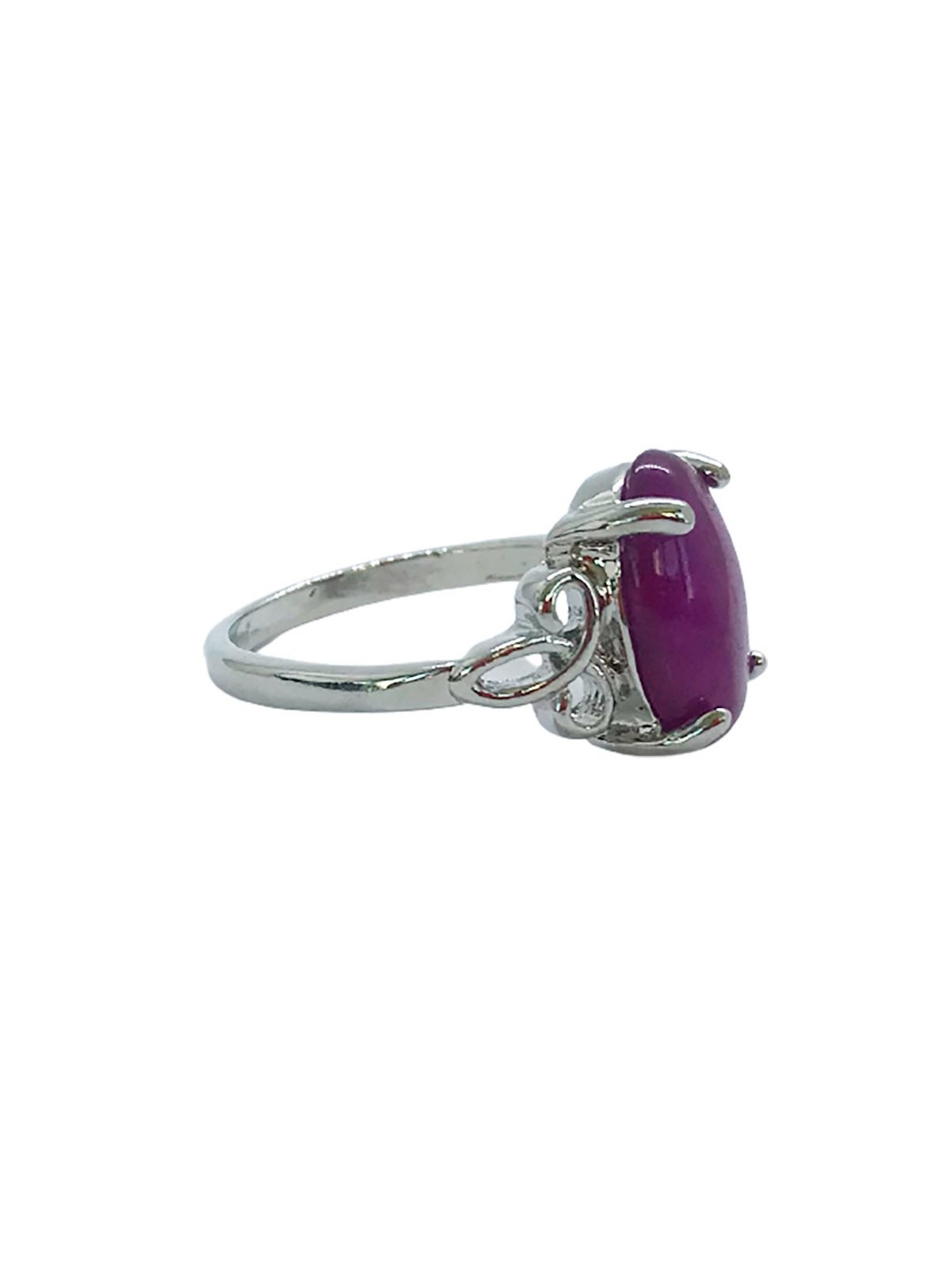 Anillo Sello de Jade Violeta