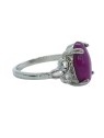 Anillo Sello de Jade Violeta