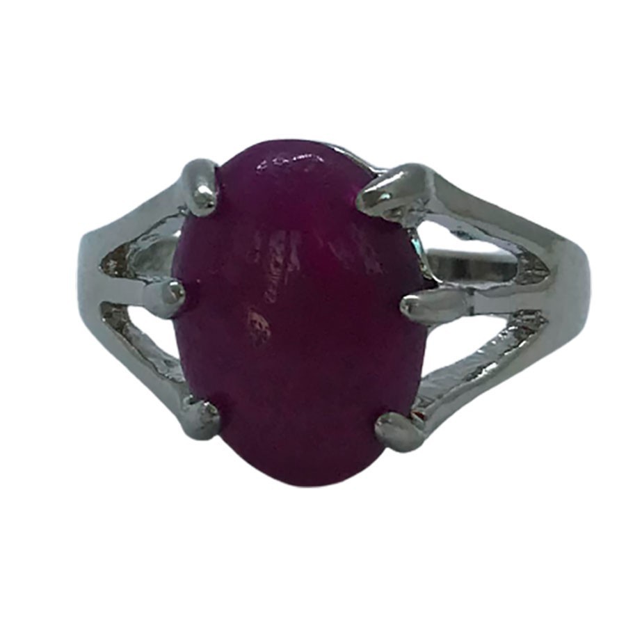 Anillo Sello de Jade Violeta