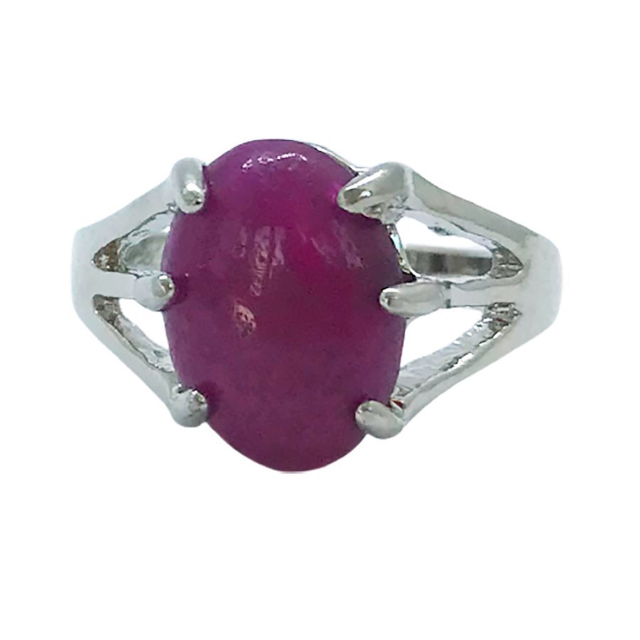 Anillo Sello de Jade Violeta