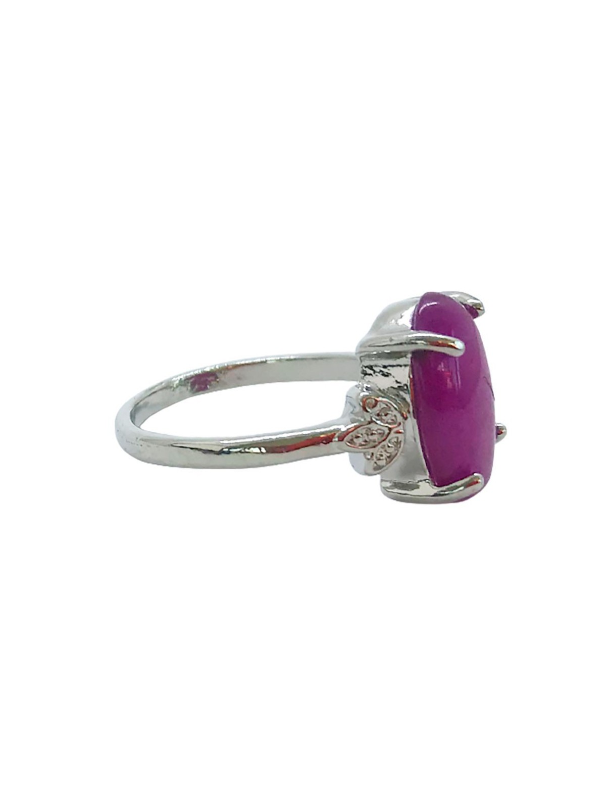 Anillo Sello de Jade Violeta