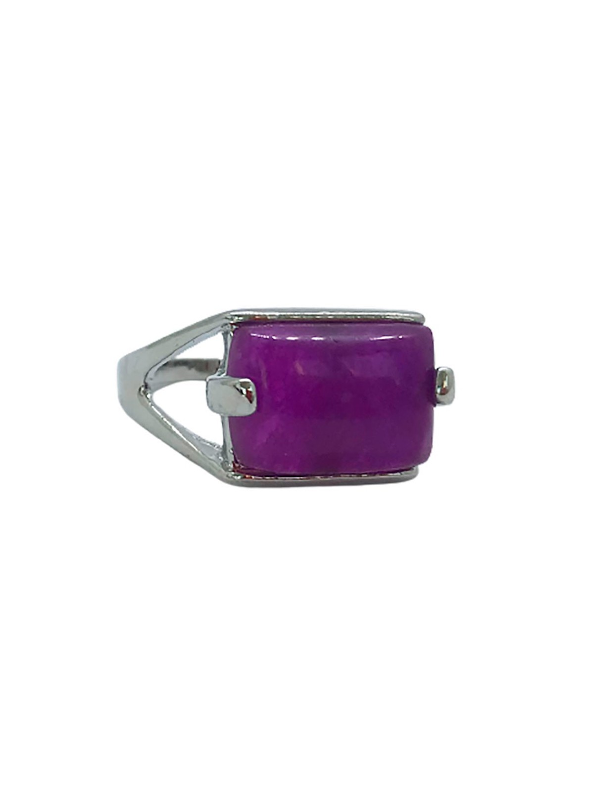 Anillo Sello de Jade Violeta