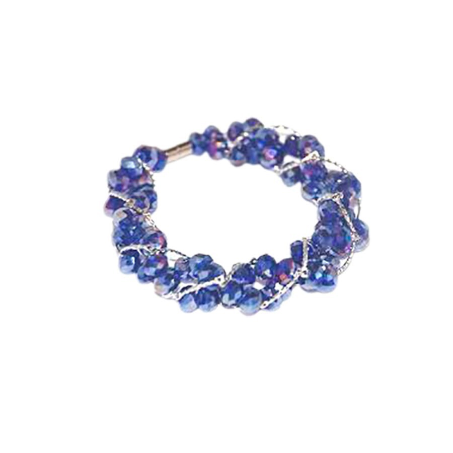 Brazalete Fantasía de Cristal Violeta