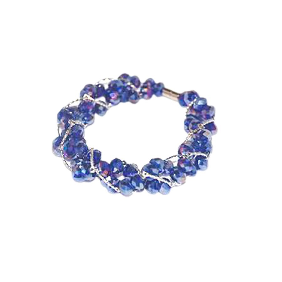 Brazalete Fantasía de Cristal Violeta