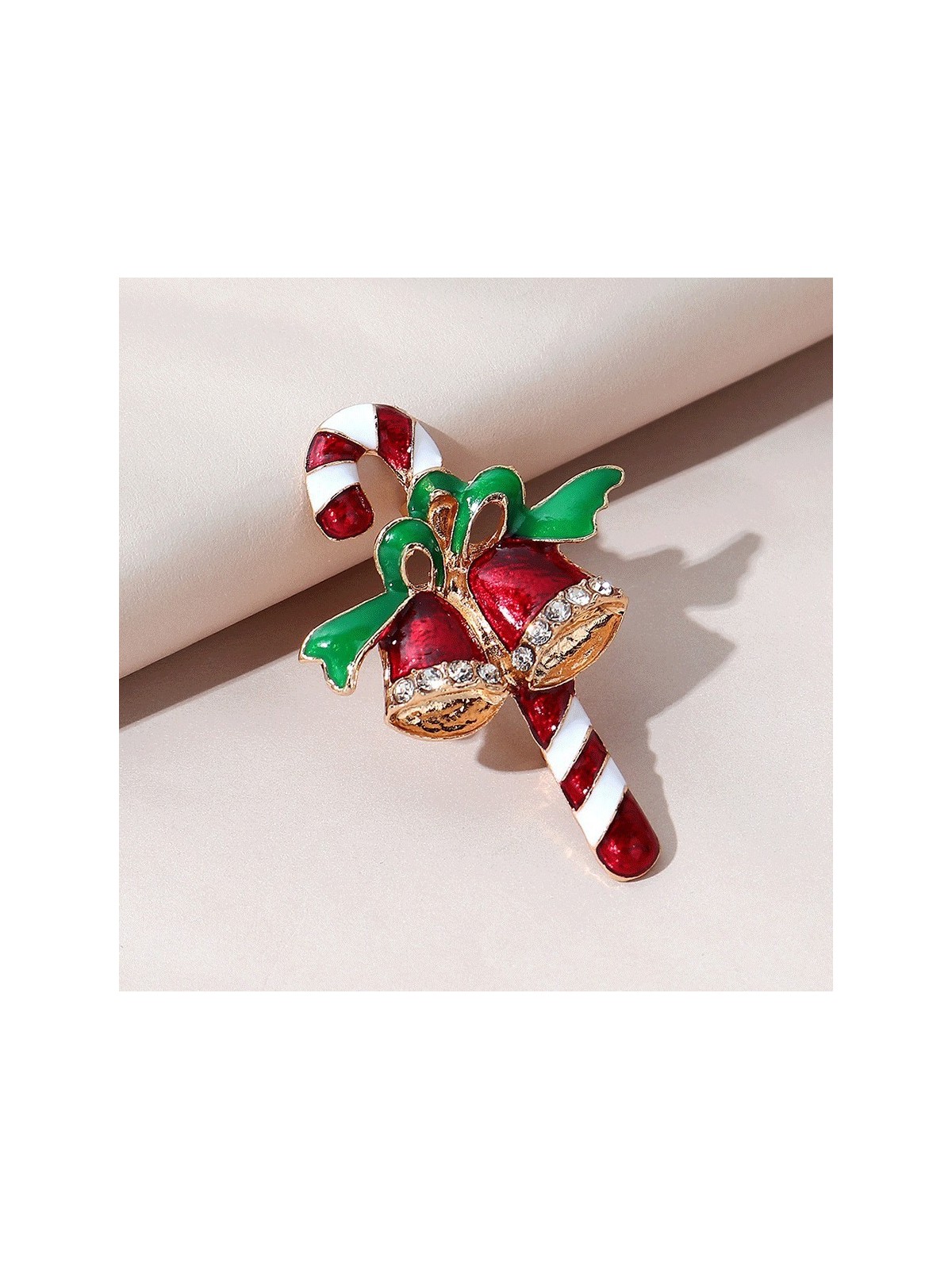 Broche de Navidad Caramelo