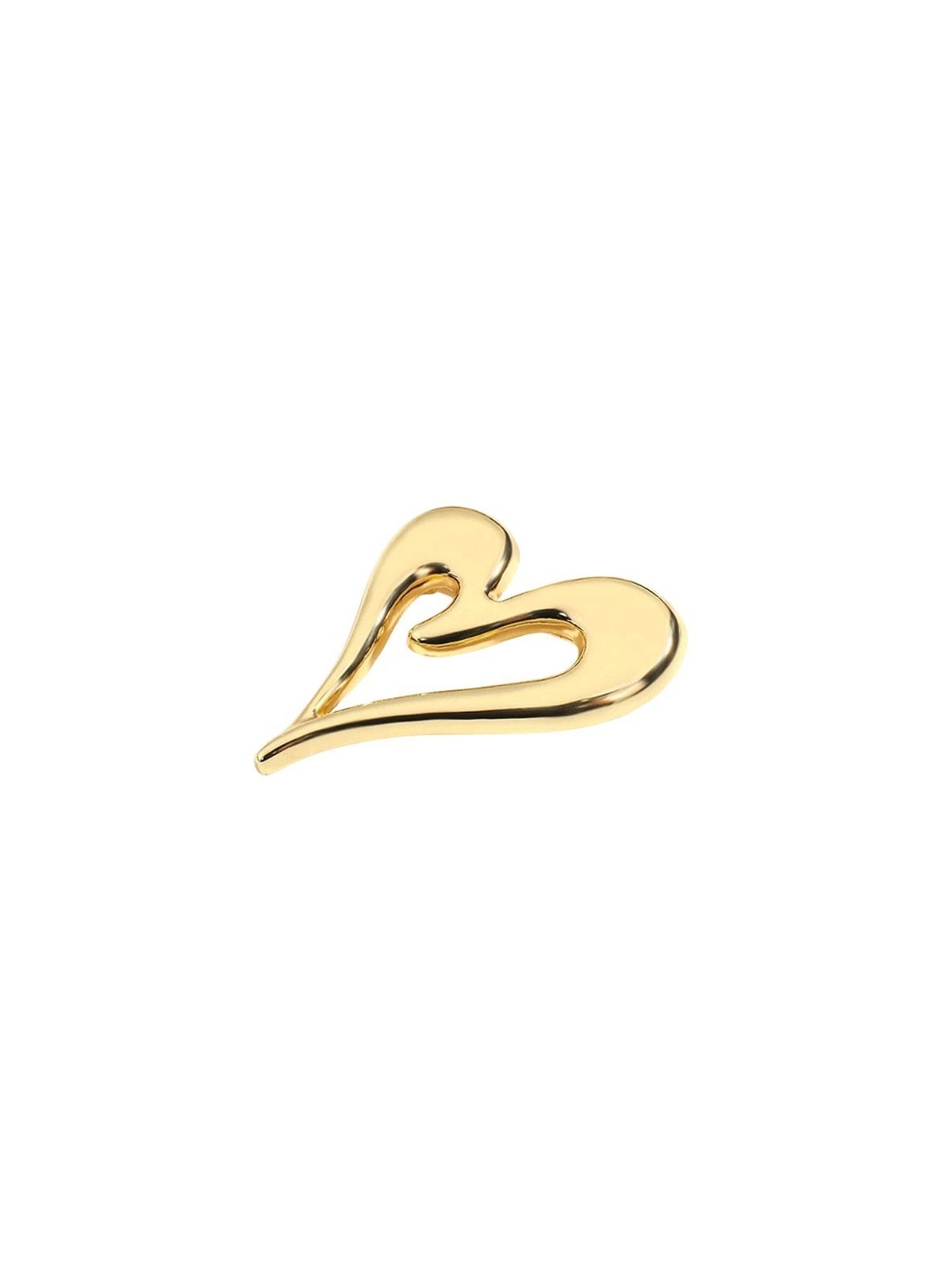 Broche dorado corazón XL