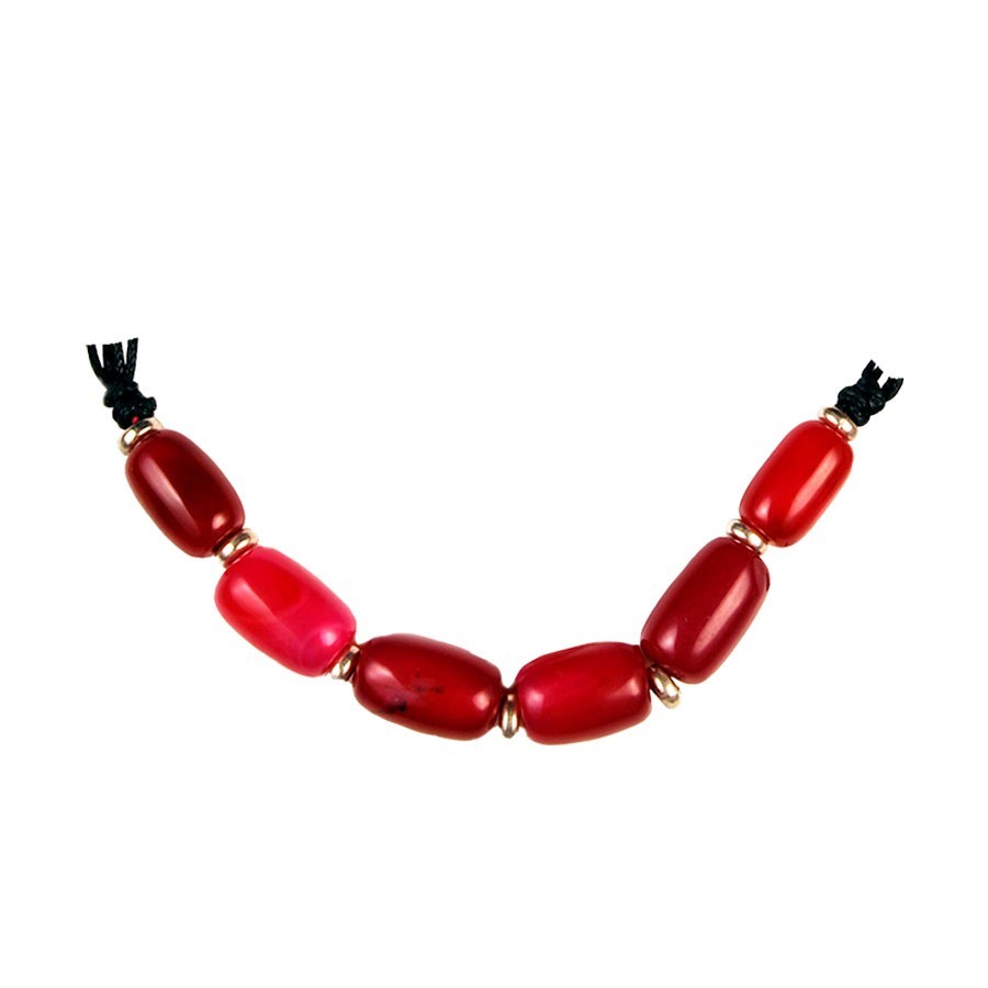 Collar de Ágatas Rojas