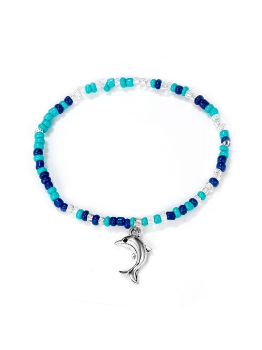 Conjunto de Tres pulseras verano azul