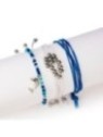 Conjunto de Tres pulseras verano azul