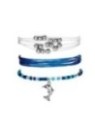 Conjunto de Tres pulseras verano azul