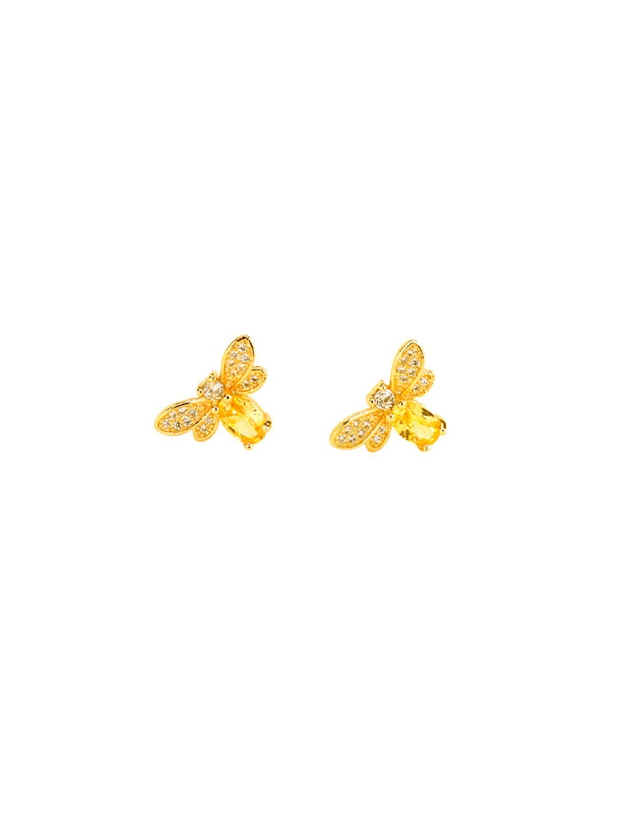 Pendientes Mini Abejitas Doradas