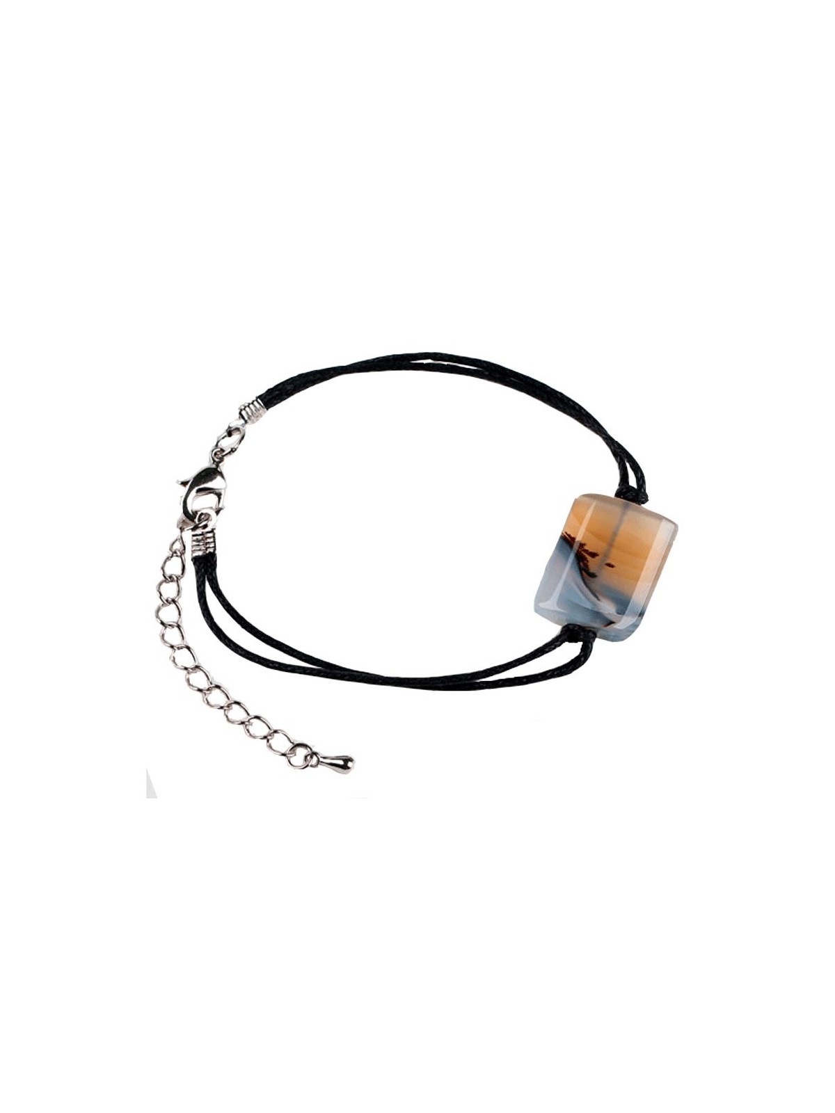 Pulsera Cápsula de Ágata Gris