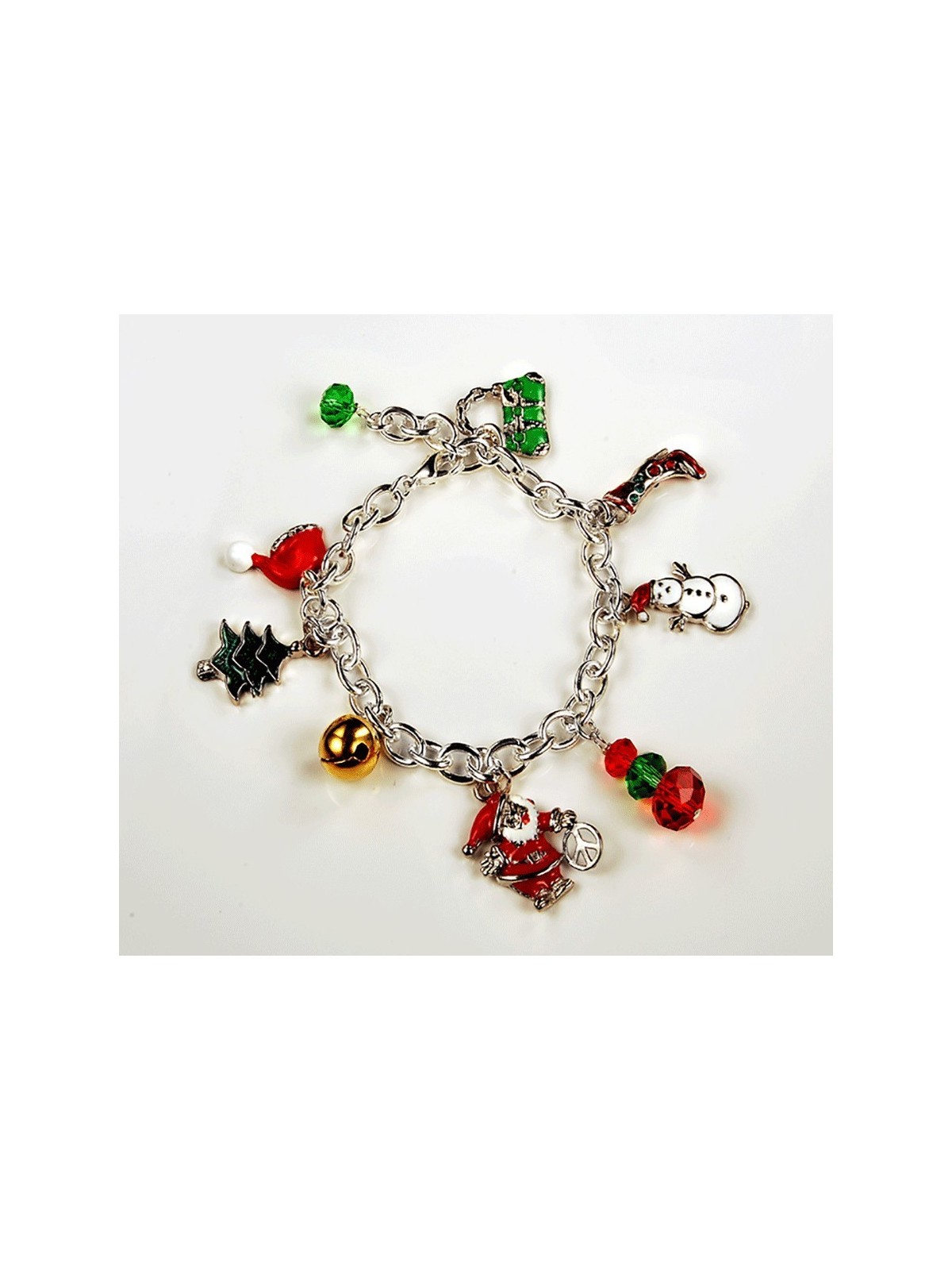 Pulsera Con Colgantes de la Navidad