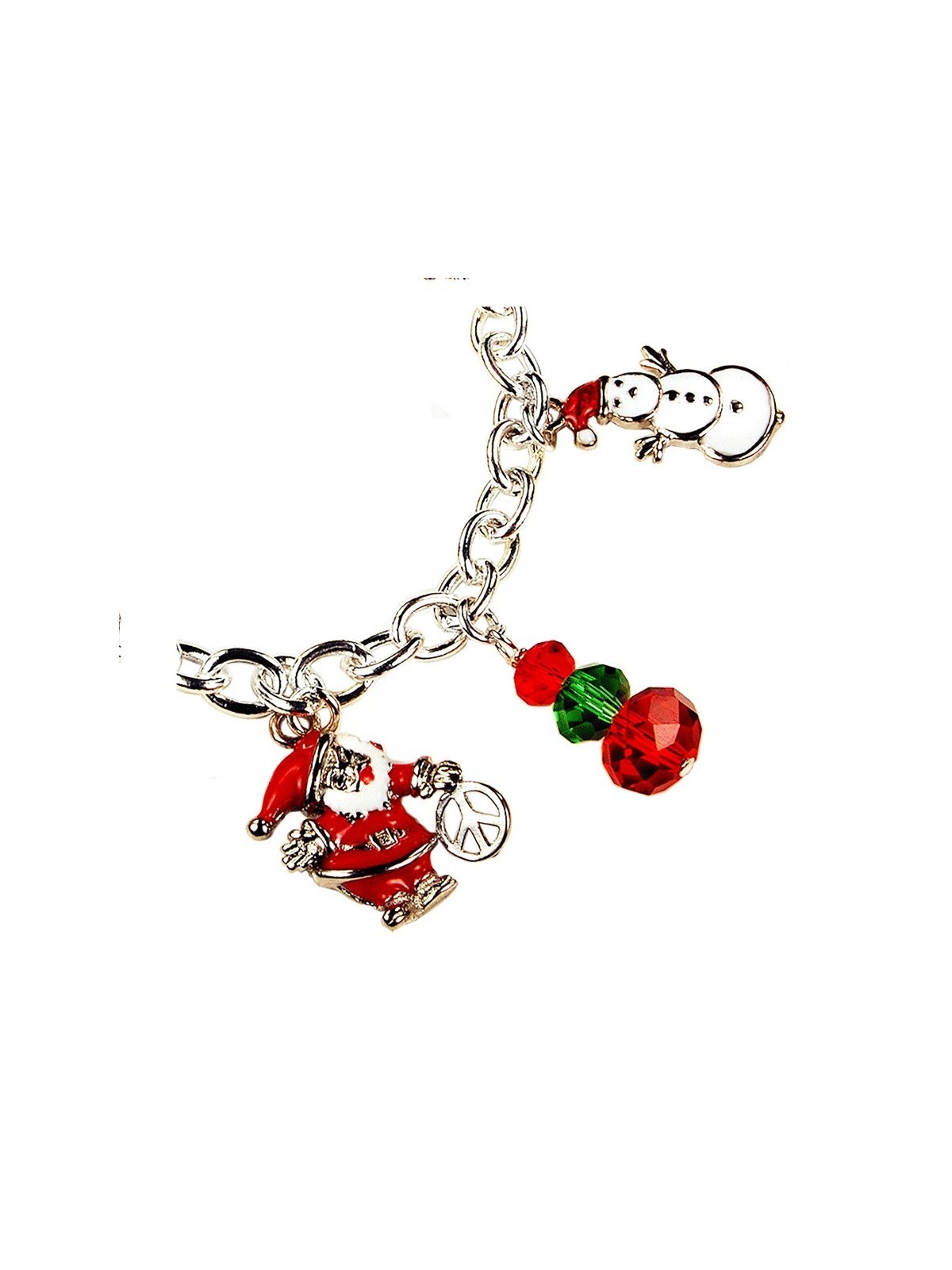 Pulsera Con Colgantes de la Navidad