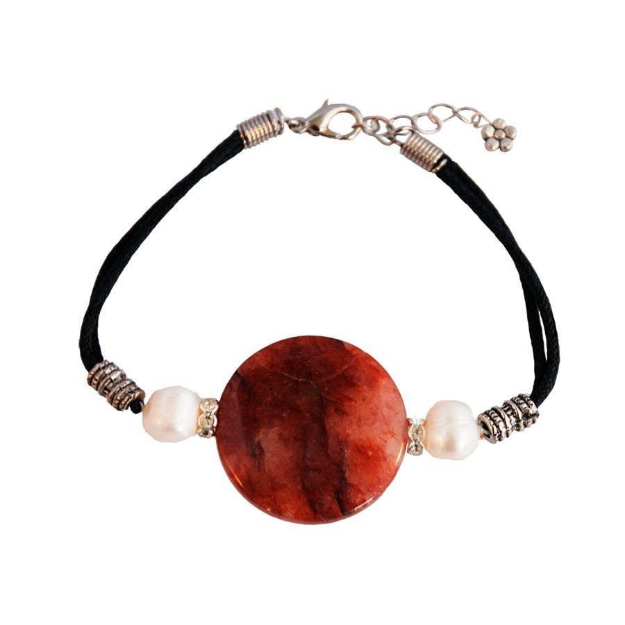 Pulsera de Ágata Fuego