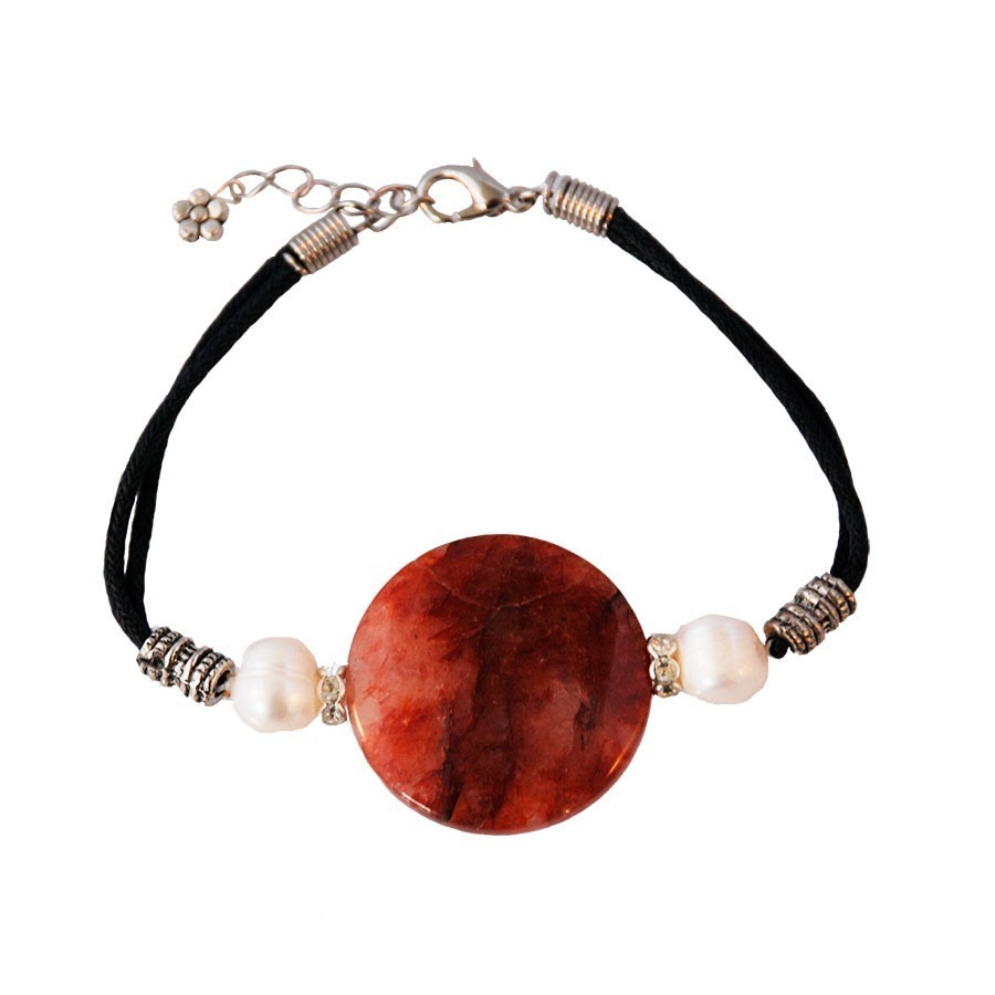 Pulsera de Ágata Fuego