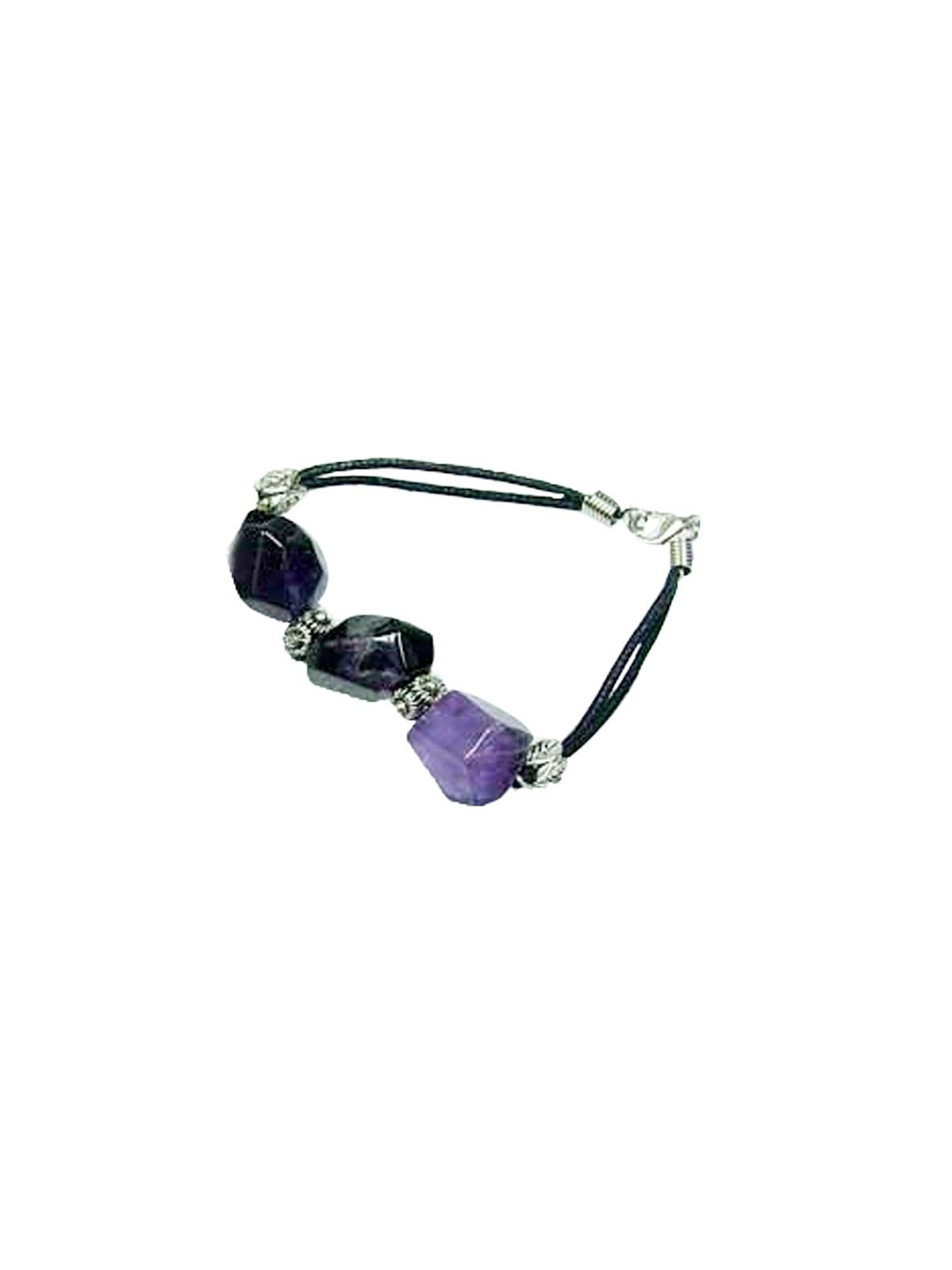 Pulsera de Amatistas Rombo