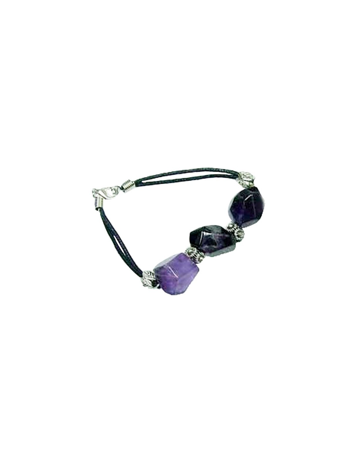 Pulsera de Amatistas Rombo