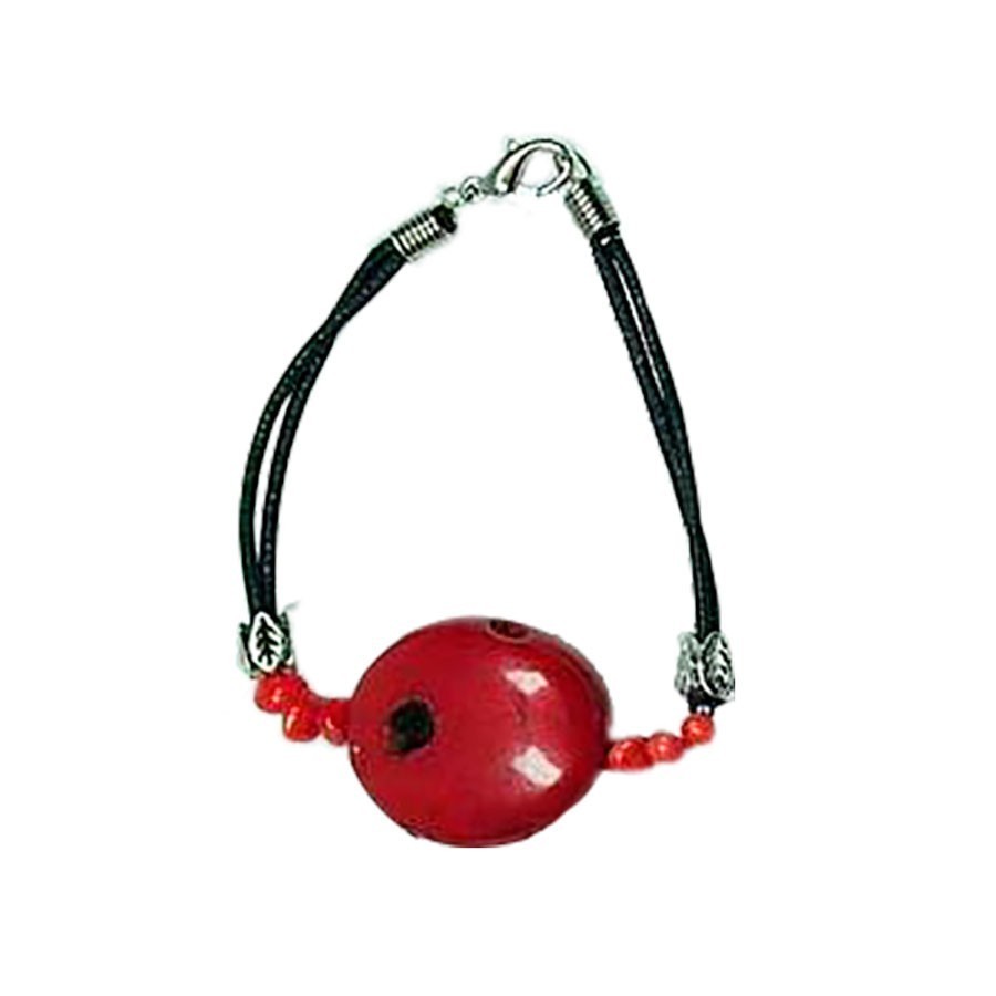 Pulsera de Coral Rojo