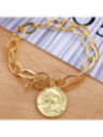 Pulsera de Eslabones con Medalla