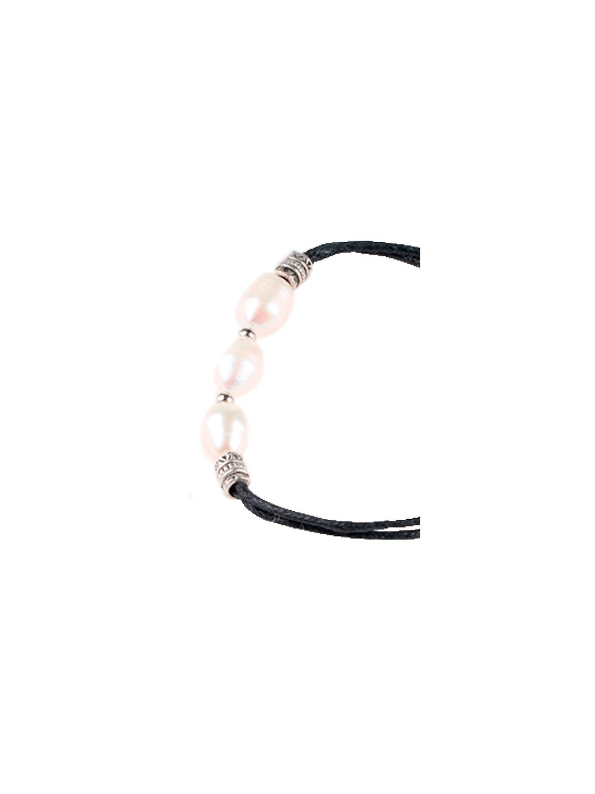 Pulsera de Perlas con Cierre Corazón