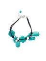 Pulsera de Turquesas Azul Primavera