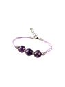 Pulsera Fantasía de Cristal Amatista