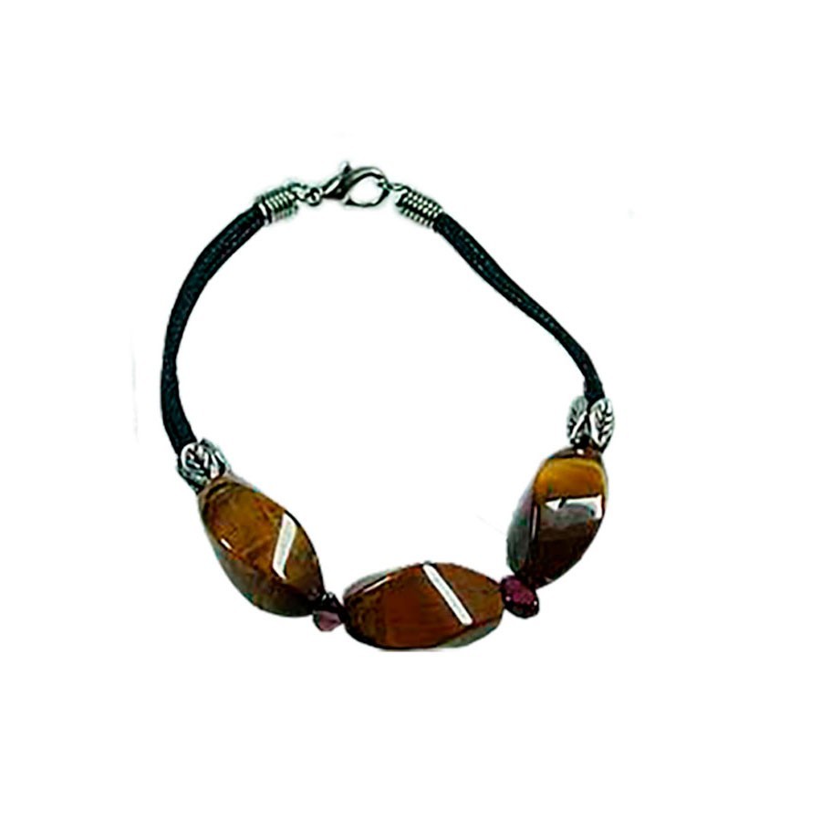 Pulsera Ojos de Tigre Rombo