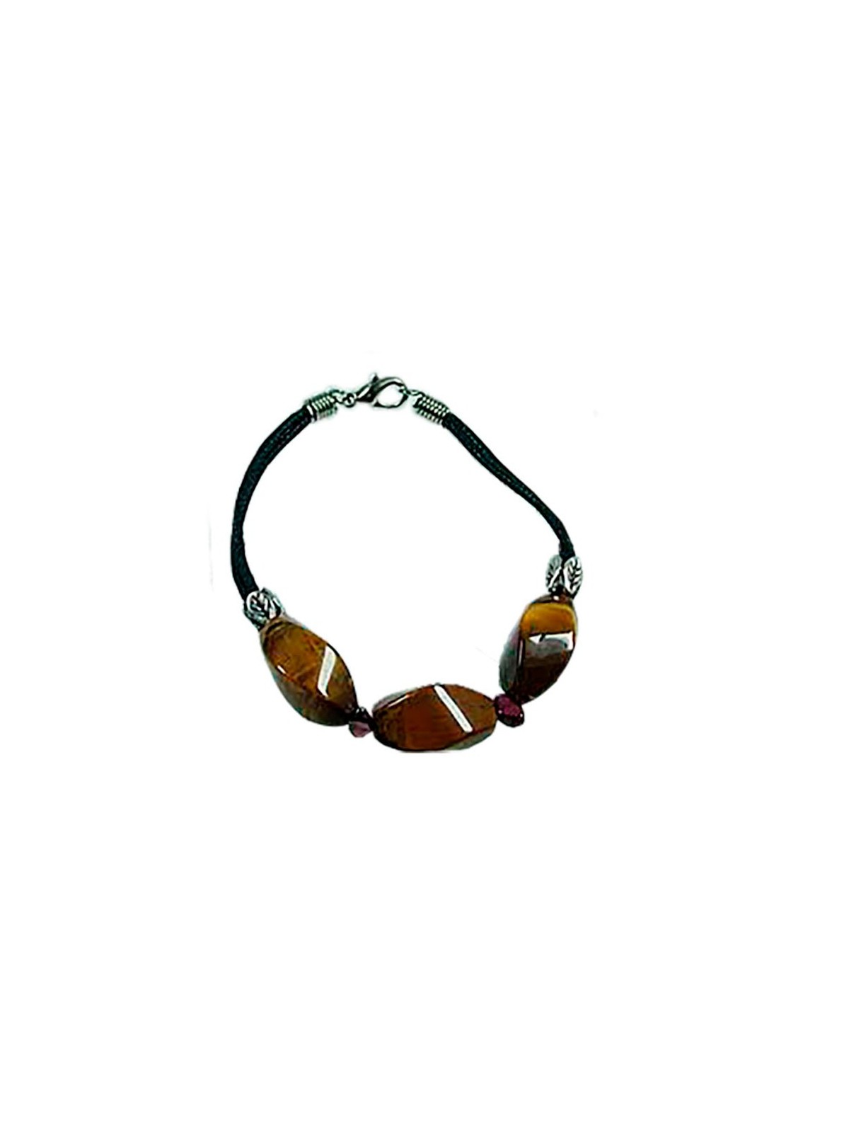 Pulsera Ojos de Tigre Rombo