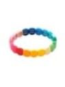 Pulsera de esmalte multicolor