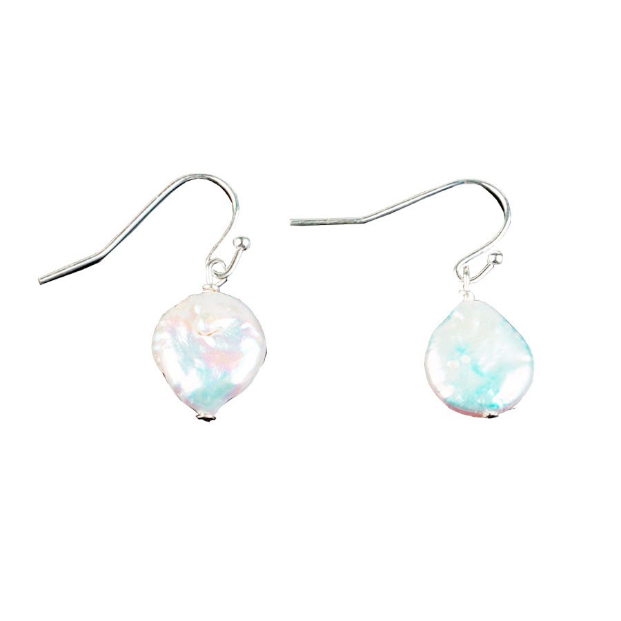 Pendientes ligeros perlas agua dulce