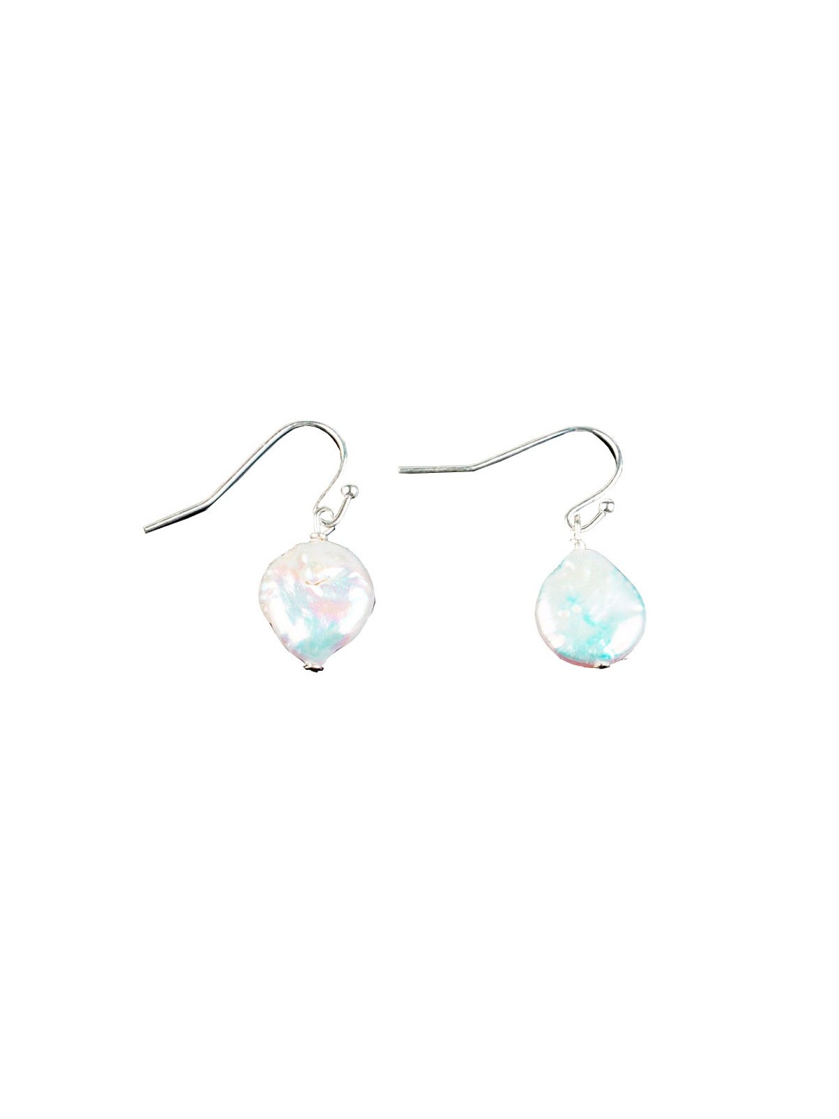 Pendientes ligeros perlas agua dulce